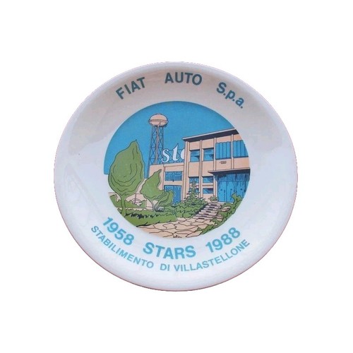 Fiat auto piatto ceramica - fiat,