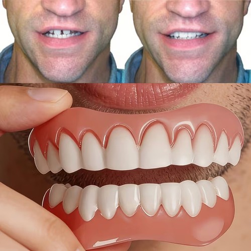 Set denti finti silicone - finti, in
