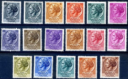 Italia 1955 siracusana - 1955/60,