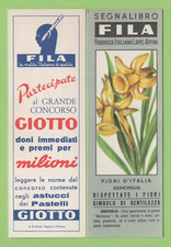 SEGNALIBRO FILA SERIE FIORI D'ITALIA GIUNCHIGLIA GIOTTO BLU