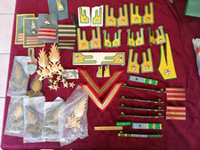 Buffetteria mostreggiature alamari GDF Fiamme Gialle grande  lotto huge lot