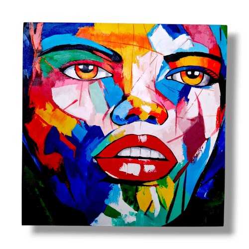 Quadro etnico pop art - , volto