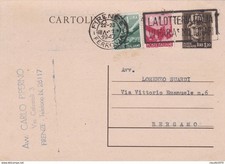 INTERO POSTALE -LIRE.1,20 CON