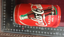 LATTINA IN PLASTICA RADIO AM-FM COCACOLA RARITÀ
