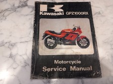 KAWASAKI GPZ1000RX MANUALE DI MANUTENZIONE ORIGINALE 1985