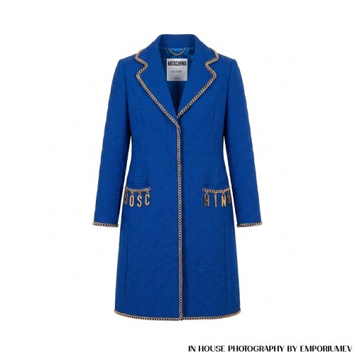 Cappotto moschino couture blu - couture,