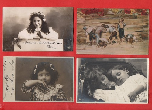 Bambini lotto cartoline - bambini,