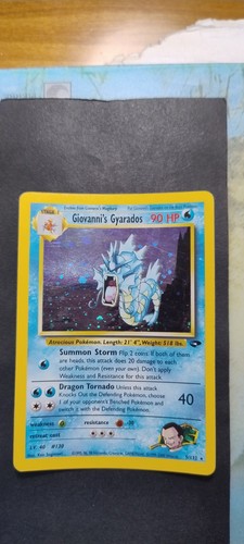 Giovanni gyarados 132 - gyarados, holo
