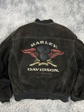 Vintage harley davidson suede - harley-davidson,