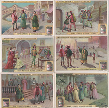 FIGURINE LIEBIG SERIE COMPLETA IL MERCANTE VENEZIA N°939 ANNO 1908 SANGUINETTI