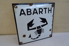 insegna smaltata Abarth misura