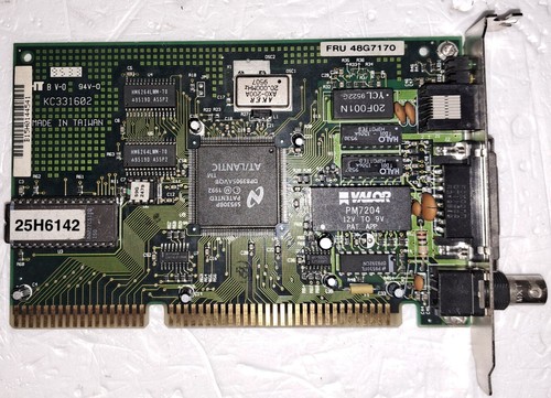 Scheda rete vintage - scheda, isa