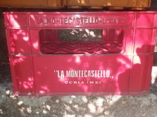 Cassetta vintage bottiglie