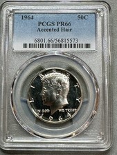 1964 PROOF KENNEDY MEZZO