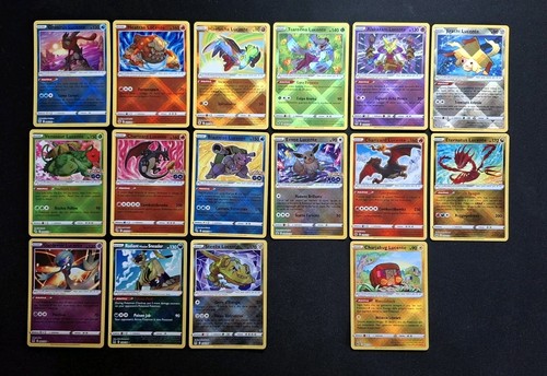Lotto pokemon lucenti - lotto, completo