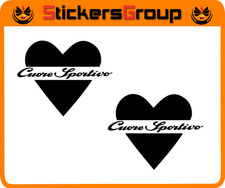 ADESIVI COPPIA LOGHI ALFA