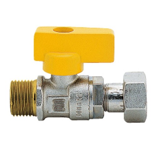 Valvola sfera gas - gas, maschio