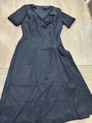 Abito crepe nero - , drappeggio