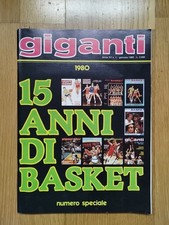 I Giganti del Basket N.1 1980 Numero Speciale con Calendario 