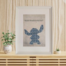 Stitch - Quadro moderno su