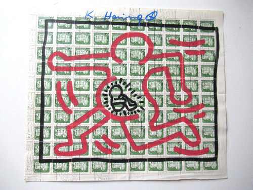 Keith haring originale - 0)keith, haring: