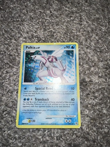 Carta pokemon rara - carta, palkia