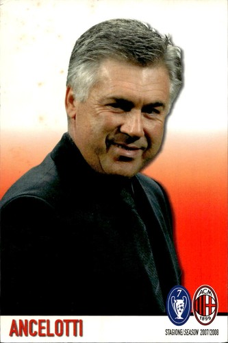 Cartolina calcistica milan - cartolina,
