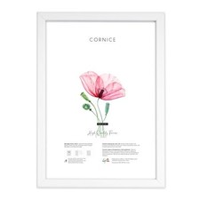 Cornice foto legno Bianca per stampe pergamene diplomi poster quadri moderni