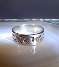 Anello argento 925 plastico