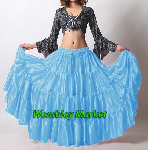 Gonna zingara blu cielo - , raso