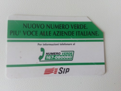 Scheda telefonica sip nuovo - scheda,