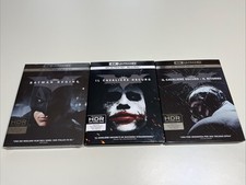 Collezione " Batman Il Cavaliere Oscuro " Trilogia 4k Ultra HD + Blu-ray.