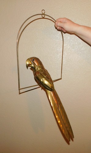 Scultura altalena pappagallo - altalena,