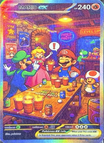 Carta personalizzata mario - carta, "mario
