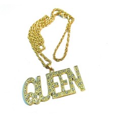 Collana trap oro con ciondolo