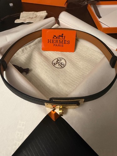 Ceinture hermès kelly gold - ceinture,