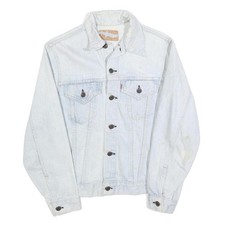 Giacca In Denim Bianca Da