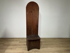 Poltrona trono legno anni