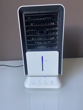 MINI RAFFRESCATORE VENTILATORE DA TAVOLO ALTEZZA 25 cm COLORE BIANCO E NERO