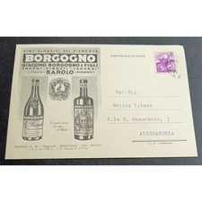 Cartolina Barolo - "Borgogno" Vini Classici del Piemonte