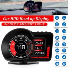 Auto HUD Head-Up Display OBD2 + GPS LCD Misuratore Digitale Contachilometri
