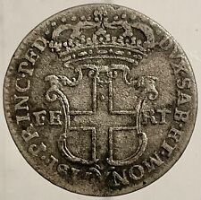 5 SOLDI 1747 MONETA CARLO