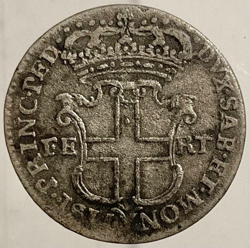 Soldi 1747 moneta carlo - 5,
