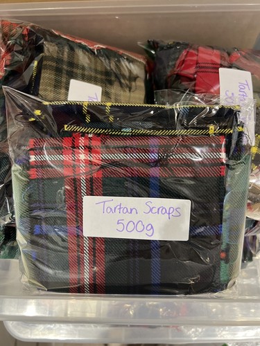 Tartan scozzese 1kg resti - scozzese, 100%