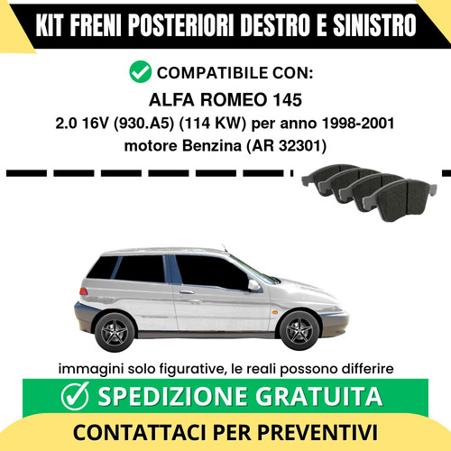 Pastiglie freno posteriori - freno,