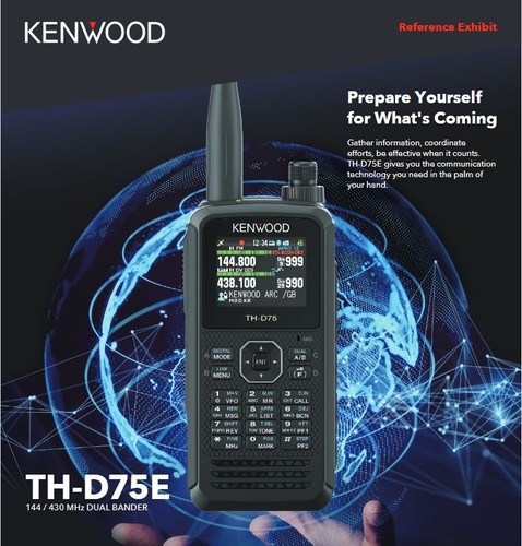 Kenwood d75e - kenwood, th-d75e