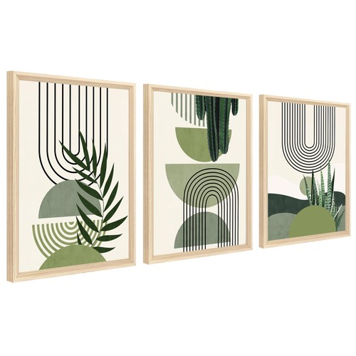 3pcs foglia botanica - 3pcs, stampa