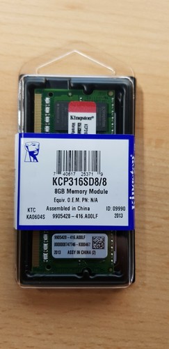 Kingston kcp316sd8 - kingston, kcp316sd8/8