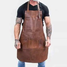 Grembiule Pelle Uomo Bbq