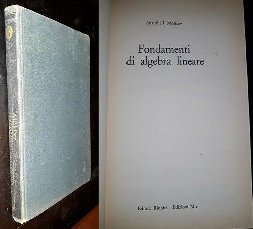 Fondamenti algebra lineare - algebra,